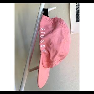 Unisex Stussy Pink 5 panel hat
